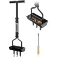 thumbnail image 1 of Jaina Manual Lawn Plug Aerator with 3 Core Tines and Soil Storage Basket, 1 of 8