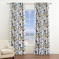 thumbnail image 1 of Jainmy Farmhouse Hummingbird Patterned Curtain,Thermal Insulated Blackout Curtains for BedroomDining Living Room,Rod Pocket Back Tab Drapes,52x84 inch,Set of 2,White, 1 of 9