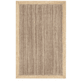thumbnail image 1 of Jaipur Art And Craft Beige Rectangle Reversible Braided Jute Area Rug for Living Room (2x6 Sq ft), 1 of 6