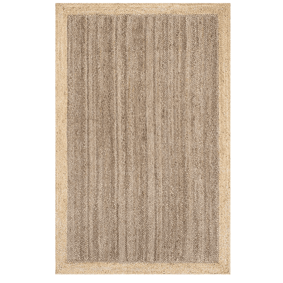 Jaipur Art And Craft Beige Runner Reversible Braided Jute Area Rug for Living Room (3x12 Sq ft)