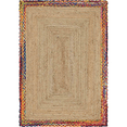 thumbnail image 1 of Jaipur Art And Craft Braided Reversible Carpet for Livingroom, Office Jute Area Rug (2x8 Sq ft), 1 of 7