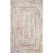 Jaipur Art And Craft Hand Braided Cotton Multi Color Home Décor Living Area Rug (5x8 Sq ft)