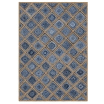 Jaipur Art And Craft Scalloped Jute Cotton Area Rug Hand Braided Eco ...
