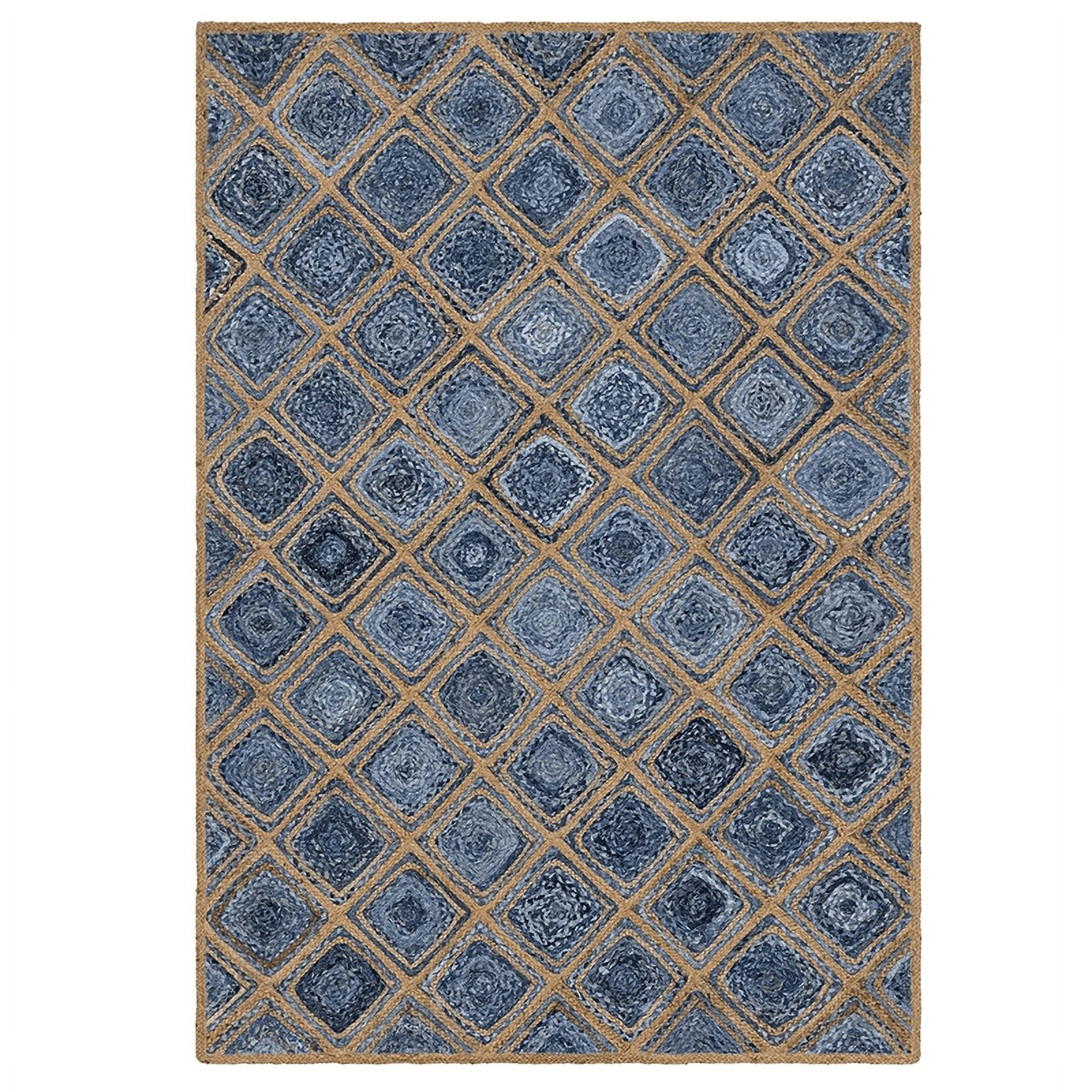 Jaipur Art And Craft Handmade Indian Runner Cotton Jute Runner Area Rug ...