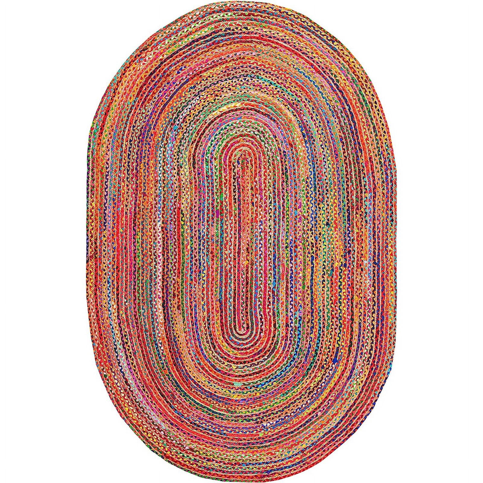 Jaipur Art And Craft Home Décor Eco Friendly Oval Handmade Jute Area ...