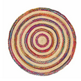 thumbnail image 1 of Jaipur Art And Craft Indian 270x270 CM (9 x 9 Square feet)(105.30 x 105.30 Inch)Multicolor Round Jute AreaRug Carpet throw, 1 of 4