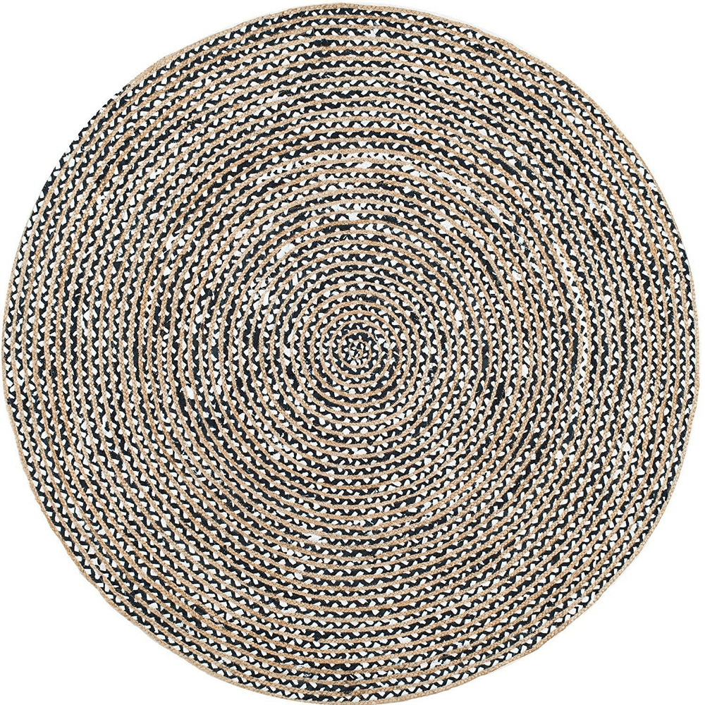 Jaipur Art And Craft Natural 60x60 cm Round Jute Rug For Living Room