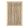 thumbnail image 1 of Jaipur Art And Craft Natural Fiber Dark Brown Border Handmade 5x8 Square feet (150x240 cm) Rectangular Area Rug, 1 of 5