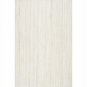 Jaipur Art And Craft Natural Fiber White Jute Handmade 6x6 Square feet (180x180 cm) Square Area Rug