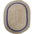 thumbnail image 1 of Jaipur Art And Craft Natural Jute Oval Area Rug Hand Braided Reversible Boho Décor Carpet Rug Size - (8x11 Sq Feet), (96x132 Inches), (240x330 CM), 1 of 5