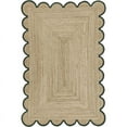 thumbnail image 1 of Jaipur Art And Craft Rectangle Beige Green Border Braided Jute Area Rug for Floor (10x14 Sq ft), 1 of 5