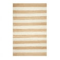 thumbnail image 1 of Jaipur Art And Craft Rectangle Hand Braided Jute White Strip Area Rug Floor Carpet (10x14 Sq ft), 1 of 5