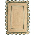 thumbnail image 1 of Jaipur Art And Craft Rectangle Scallop Hand Braided Jute Area Rug for Entryway (8x10 Sq ft), 1 of 5