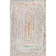 thumbnail image 1 of Jaipur Art And Craft Rectangular Braided Chindi Cotton Area Rug Reversible Carpet (6x9 Sq ft), 1 of 7