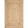 thumbnail image 1 of Jaipur Art And Craft Reversible Carpet Hand Braided Rectangle Floor Jute Area Rug (2.6x6 Sq ft), 1 of 6