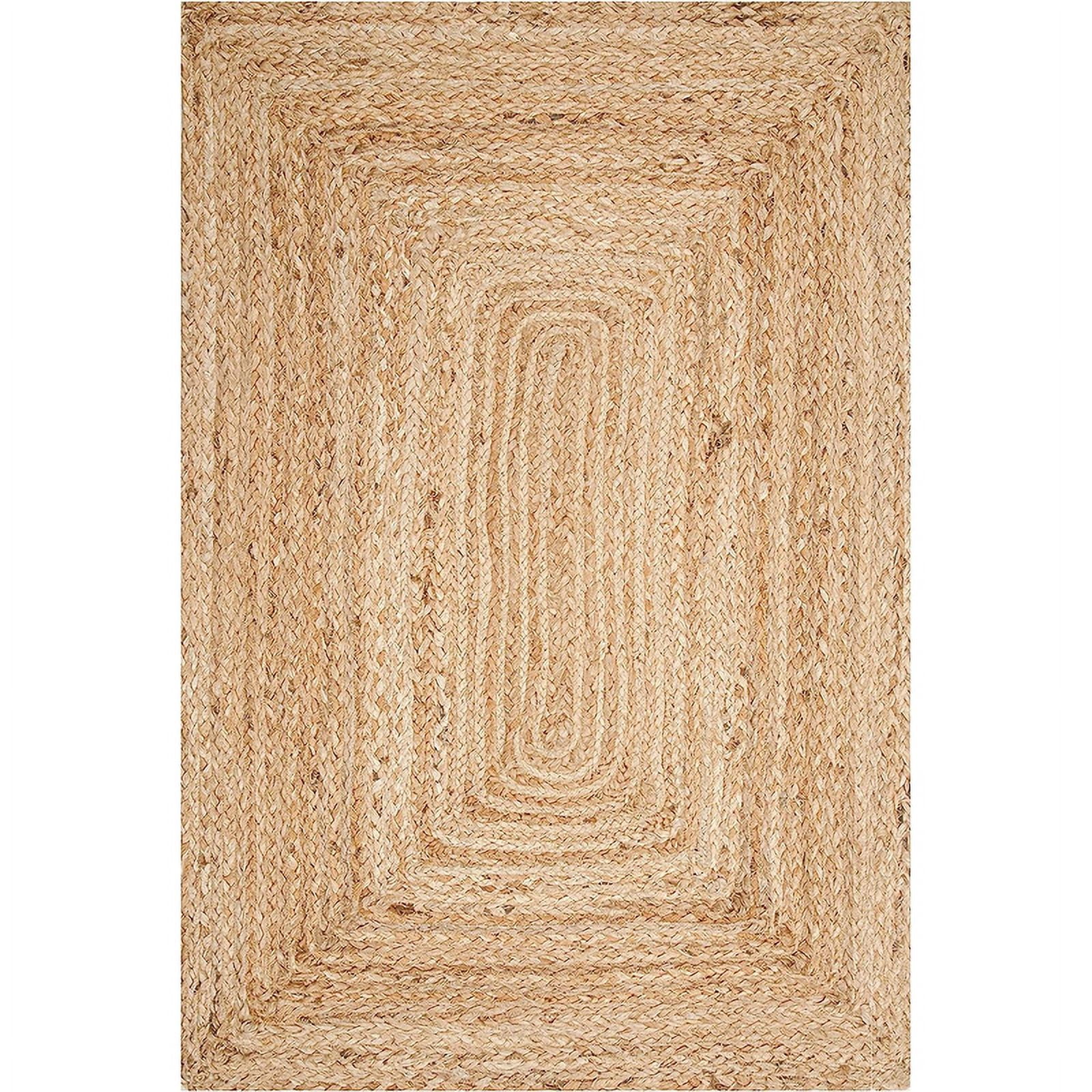 Jaipur Art And Craft Reversible Carpet Hand Braided Rectangle Floor ...