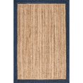 thumbnail image 1 of Jaipur Art And Craft Reversible Handmade Rectangle Blue Jute Area Rug for Living Room (3x8 Sq ft), 1 of 5