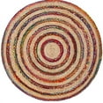 thumbnail image 1 of Jaipur Art And Craft Round Jute Rug Indian Natural Handmade Home Décor New Design Multicolor Rug (9x9 Sq Ft), 1 of 9
