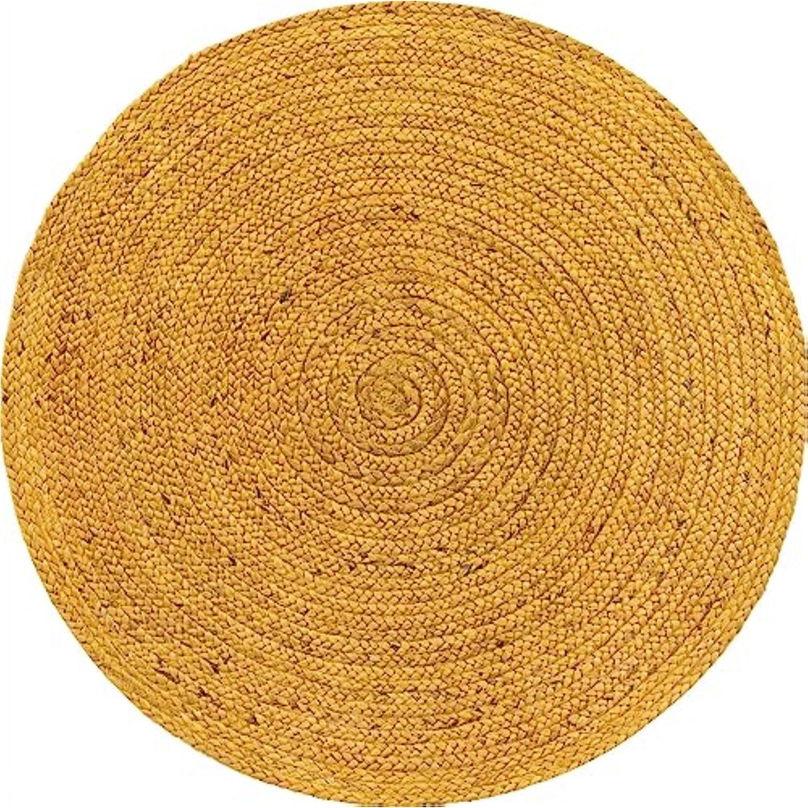 Jaipur Art And Craft Rustic Vintage Yellow Hand Braided Modern ...