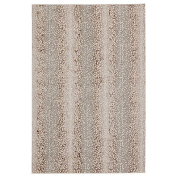 Jaipur Living Axis Animal Light Gray/ Brown Area Rug (6'7"X9'6")