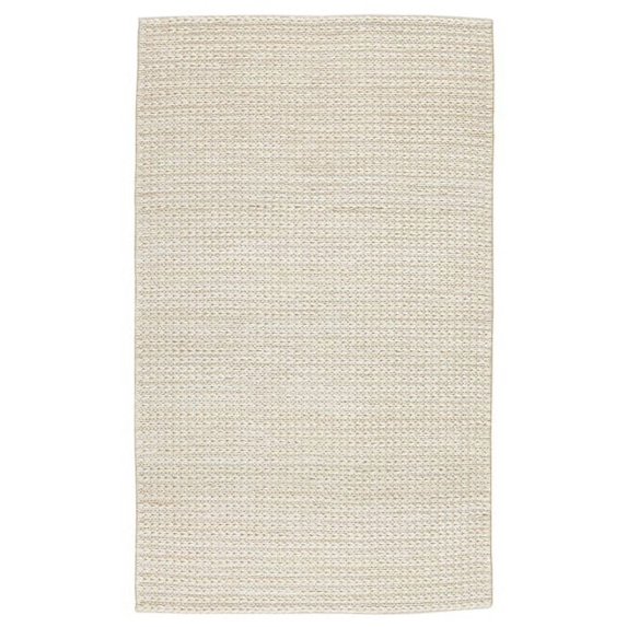 Jaipur Living Calista Natural Solid White Area Rug (6'X9')