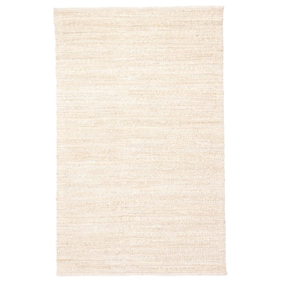Jaipur Living Canterbury Handmade Solid White Beige Area Rug 5'X8'