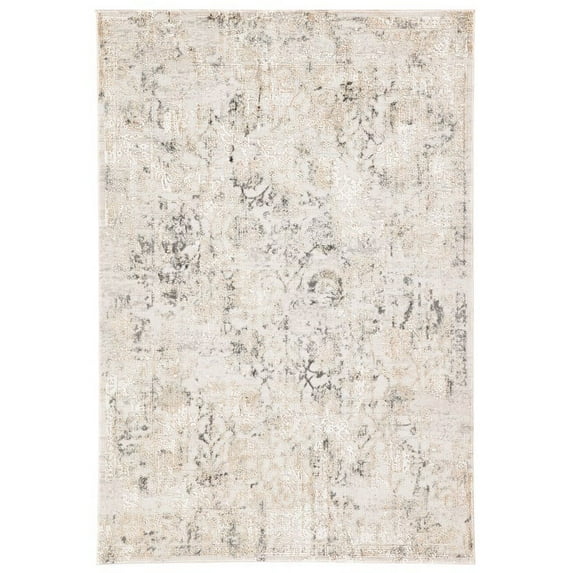 Jaipur Living Clara Floral Gray Area Rug 7'6"X9'6"