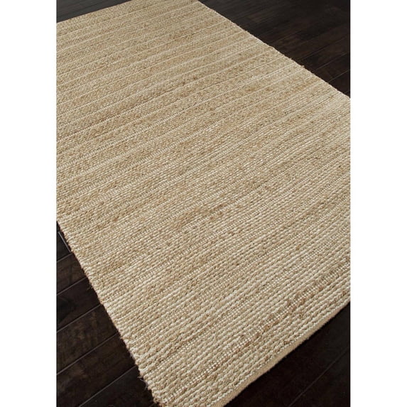 Jaipur Himalaya Canterbury Natural Solid Pattern Jute/Cotton Rug