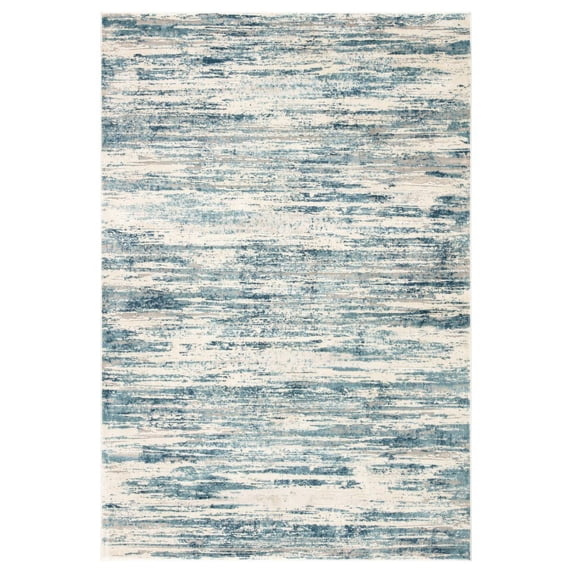 Jaipur Living Heaston Abstract Blue Ivory Area Rug 5'X7'6"