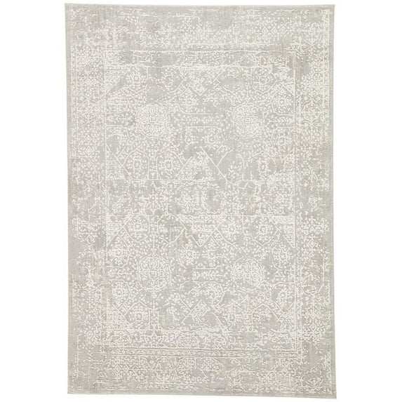 Jaipur Living Lianna Abstract Gray White Area Rug 6'X9'