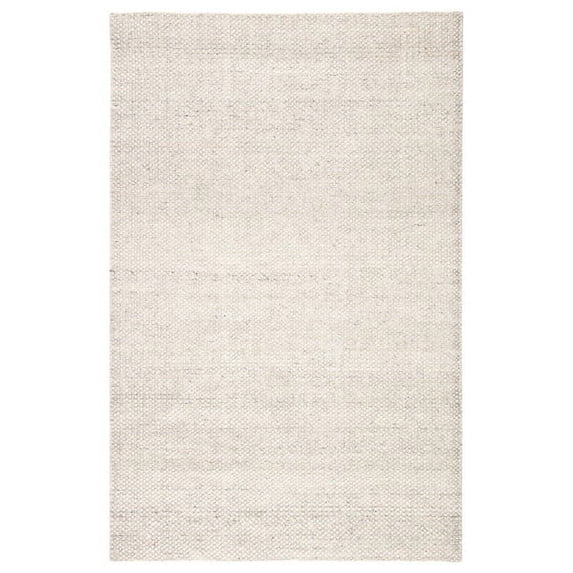 Jaipur Living Limon Indoor/ Outdoor Solid Ivory/ Gray Runner Rug (3'X12')