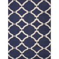 thumbnail image 1 of Jaipur Living Maroc 2' x 3' Flat Weave Wool Rug in Blue and Ivory, 1 of 4