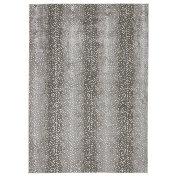 Jaipur Living RUG145431 7 ft. 10 in. x 10 ft. 6 in. Axis Animal Gray & Natural Area Rug