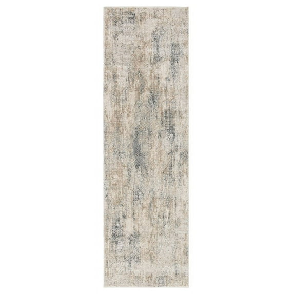 Jaipur Living Ramsey Medallion Gray Gold Runner Rug 2'6"X8'