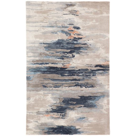 Jaipur Living Ryenn Handmade Abstract Blue Pink Area Rug 8'X11'