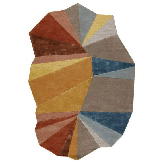 Jaipur Living Sabah Handmade Geometric Multicolor/ Yellow Area Rug (8'X11'10" IRR)