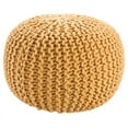 thumbnail image 1 of Jaipur Living Spectrum Cotton Pouf in Yellow, 1 of 2