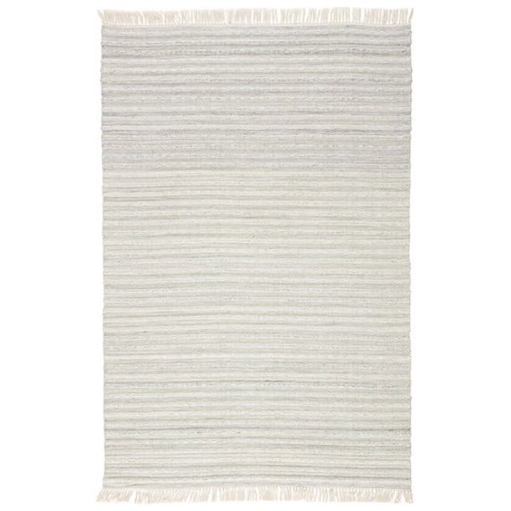 Jaipur Living Torre Indoor/ Outdoor Solid Light Gray/ Cream Area Rug (5'X8')