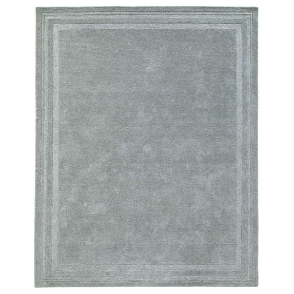 Jaipur Loop Border Area Rug, Gray - 6'x9'