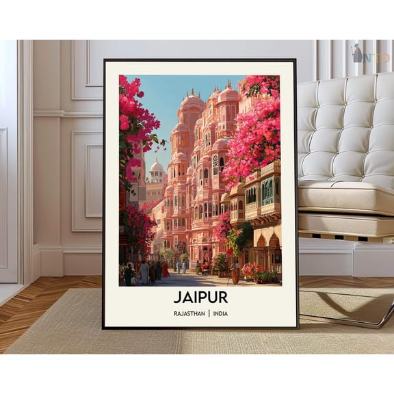 Jaipur Rajasthan India Poster, Unframed Paper Poster 8x10in