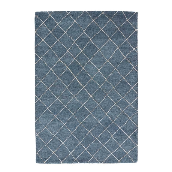 Jaipur Living Riad 2' x 3' Hand Tufted Wool Rug in Blue and Ivory