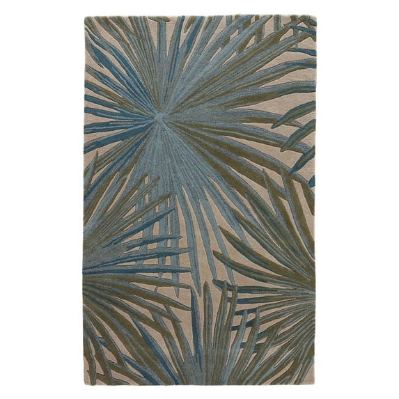 Jaipur Rugs Coastal Seaside Circular Palms Indoor Area Rug