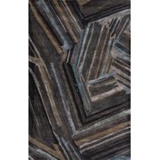 Jaipur Rugs India Modern Wool & Viscose Rugs, Liquorice, 5 x 8