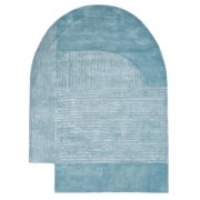 Jaipur Rugs India Modern Wool & Viscose Rugs, Pool Blue & Light Turquoise, 5 x 7