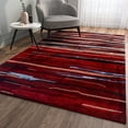 thumbnail image 1 of Jaipur Rugs India Modern Wool & Viscose Rugs, Red, 5 x 8, 1 of 4