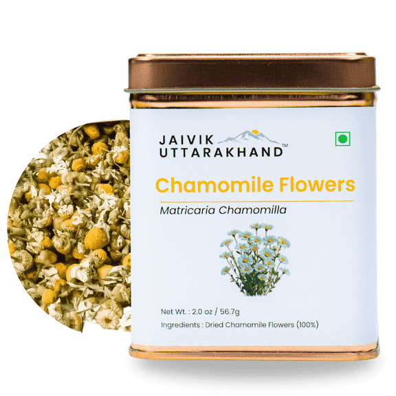 Jaivik Uttarakhand Chamomile Tea, Caffeine-Free, Herbal, 2 oz