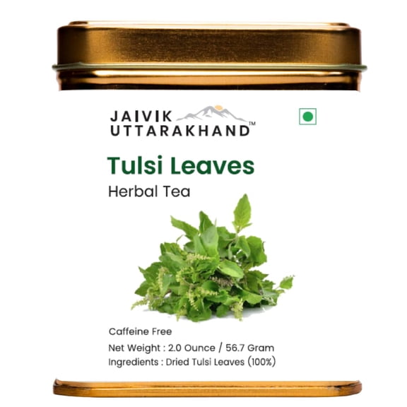 Jaivik Uttarakhand - Tulsi Herbal Tea 02 Oz (Pack of 1)