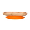 thumbnail image 1 of Jaiye - Bamboo Baby Plate with Spoon - Suction Plates for Babies - Toddler & Kids Plates – Orange, 1 of 6