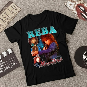 Jajabanto44 Reba McEntire 90s Bootleg T-Shirt Country Music Fan Apparel, for men & women, up to size 5XL.
