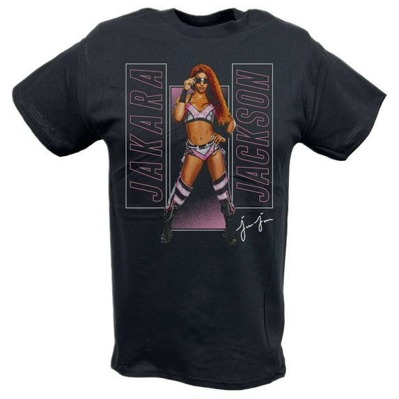 Jakara Jackson Pose Black T-shirt
